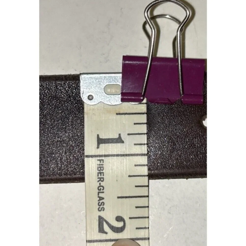 Eddie Bauer Brown Genuine‎ Leather Classic Jean Casual Belt Women's Size M